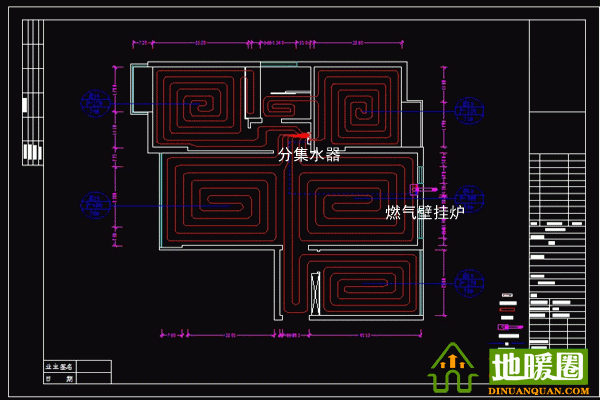 地暖安裝設(shè)計(jì)圖